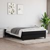 vidaXL Box Spring Bed with Mattress Black 153x203 cm Queen Size Fabric