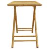 vidaXL Folding Garden Table 110x55x75 cm Bamboo
