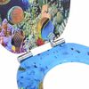 vidaXL WC Toilet Seats with Soft Close Lid 2 pcs MDF Deep Sea Design