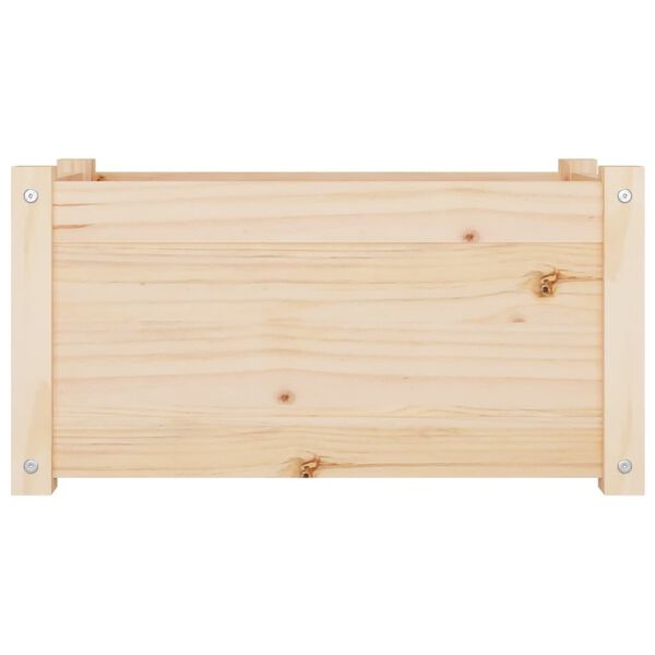 vidaXL Garden Planter 60x31x31 cm Solid Pinewood