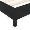vidaXL Bed Frame without Mattress Black 137x187 cm Double Velvet