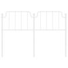 vidaXL Metal Replace Headboard White 150 cm