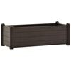 vidaXL Garden Raised Bed PP Mocha 100x43x35 cm