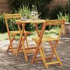 vidaXL Garden Dining Set 3 pcs Oil Natural Solid Acacia Wood