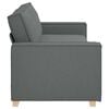 vidaXL 3-Seater Sofa Dark Grey 180 cm Fabric