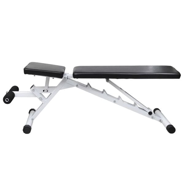 vidaXL Workout Bench with Barbell and Dumbbell Set 60.5 kg