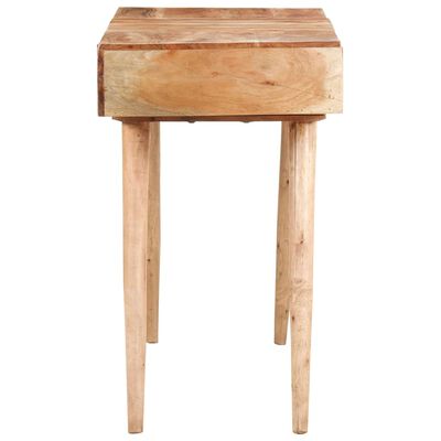 vidaXL Dressing Table with Mirror 112x45x76 cm Solid Acacia Wood