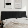 vidaXL Headboard Cushion "Hanko" Black 152 cm Queen Velvet