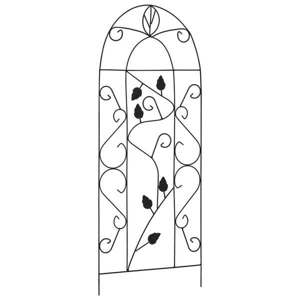 vidaXL Plant Climbing Racks 3 pcs Black 40x100 cm Iron