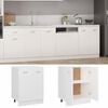 vidaXL Bottom Cabinet Lyon White 60x46x81.5 cm Engineered Wood