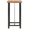 vidaXL Bar Table 55x55x107 cm Solid Wood Acacia and Iron