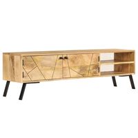 vidaXL TV Cabinet Solid Mango Wood 140x30x40 cm