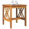 vidaXL Side Table Brown Solid Acacia wood