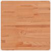 vidaXL Table Top 50x50x2,5 cm Square Solid Wood Beech