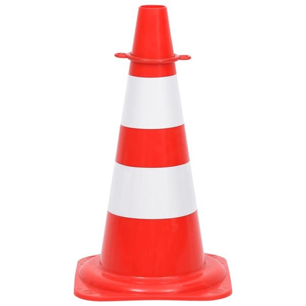 vidaXL Chain Cone Set with 10 m Chain Red and white