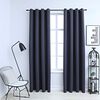 vidaXL Blackout Curtains with Metal Rings 2 pcs Anthracite 140x245 cm