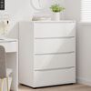 vidaXL Storage Cabinets 2 pcs White 80 x 48 x 105 cm Engineered Wood