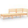 vidaXL 3 Piece Garden Lounge Set Solid Pinewood