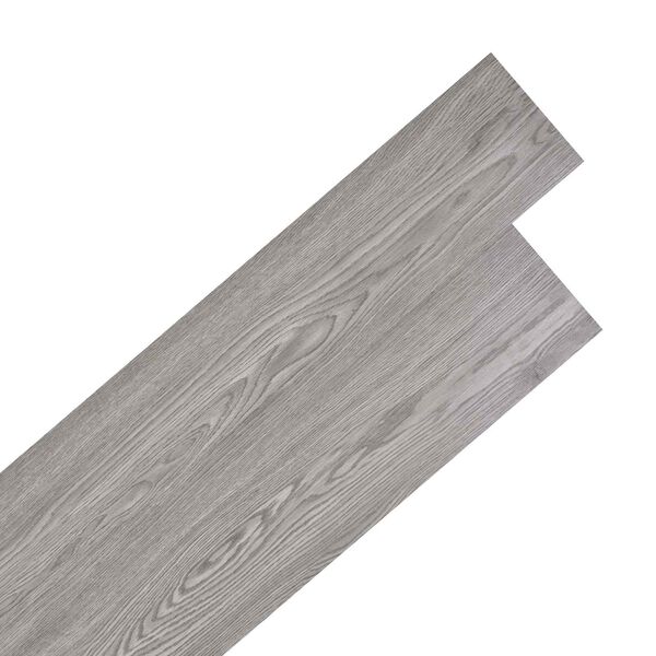 vidaXL Flooring Planks 18 pcs Dark Grey 2.51 m&sup2; PVC