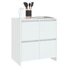vidaXL Sideboard White 70x41x75 cm Engineered Wood