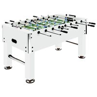vidaXL Football Table Steel 60 kg 140x74.5x87.5 cm White