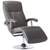 vidaXL TV Armchair Grey Faux Leather