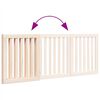 vidaXL Dog Gate Foldable 3 Panels 150 cm Poplar Wood