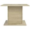 vidaXL Coffee Table Sonoma Oak 55.5x55.5x40 cm Engineered Wood