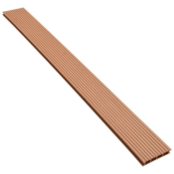 vidaXL WPC Decking Boards with Accessories 30 m&sup2; 2.2 m Brown