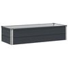 vidaXL Raised Garden Bed Anthracite 100 x 40 x 24 cm cold-rolled steel