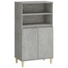 vidaXL Highboard Concrete Grey 60 x 36 x 110 cm Engineered Wood