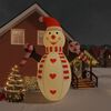 vidaXL Christmas Inflatable Snowman with LEDs 630 cm