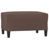 vidaXL Footstool Brown 70x55x41 cm Faux Leather