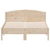 vidaXL Bed Frame without Mattress 135x190 cm Double Solid Wood Pine