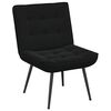 vidaXL Relaxing Chair Black 64x74x84 cm Velvet