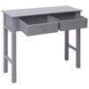 vidaXL Console Table Grey 90x30x77 cm Wood