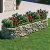 vidaXL Gabion Raised Bed Galvanised Iron 300x100x50 cm