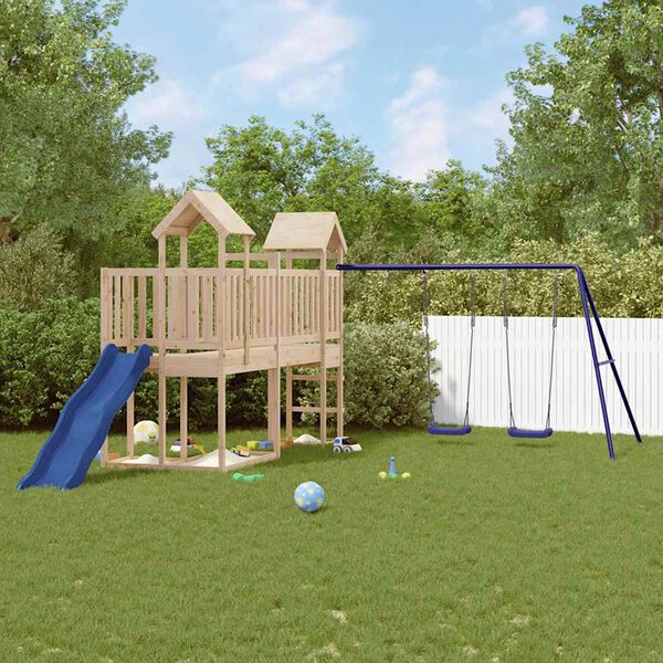 vidaXL Outdoor Playset Solid Wood Pine