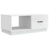 vidaXL Coffee Table White 90 x 50 x 37 cm Engineered Wood