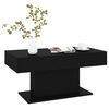 vidaXL Coffee Table Black 96x50x45 cm Engineered Wood