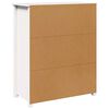 vidaXL Highboard White 83x41,5x100 cm Solid Wood Pine