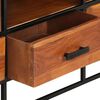vidaXL TV Cabinet 110x30x45 cm Solid Acacia Wood
