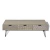 vidaXL TV Cabinet with 3 Drawers 120x40x36 cm Grey
