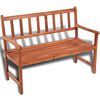 vidaXL Garden Bench | Light Brown | Acacia hardwood | Medium | Durable
