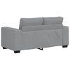 vidaXL 3 Piece Sofa Set with Cushions&nbsp;Light Grey Fabric
