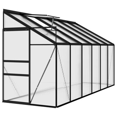 vidaXL Greenhouse Anthracite Aluminium 7.44 m³
