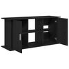 vidaXL Aquarium Stand Black Oak 121x41x58 cm Engineered Wood