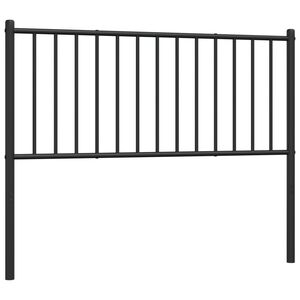 vidaXL Metal Replace Headboard Black 107 cm