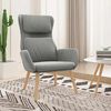 vidaXL Relaxing Chair Light Grey Velvet