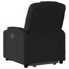 vidaXL Stand up Massage Recliner Chair Black Fabric